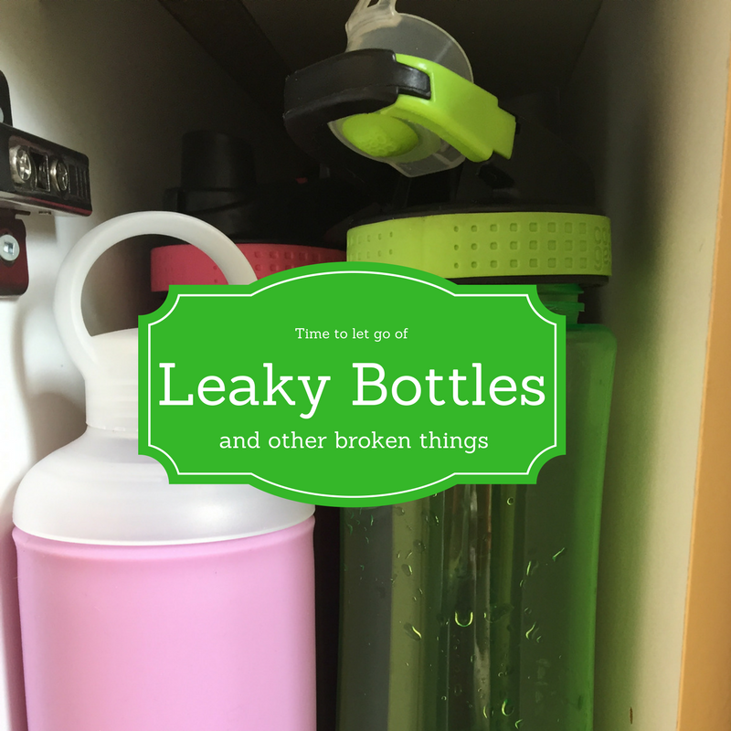 Leaky bottles and other broken things